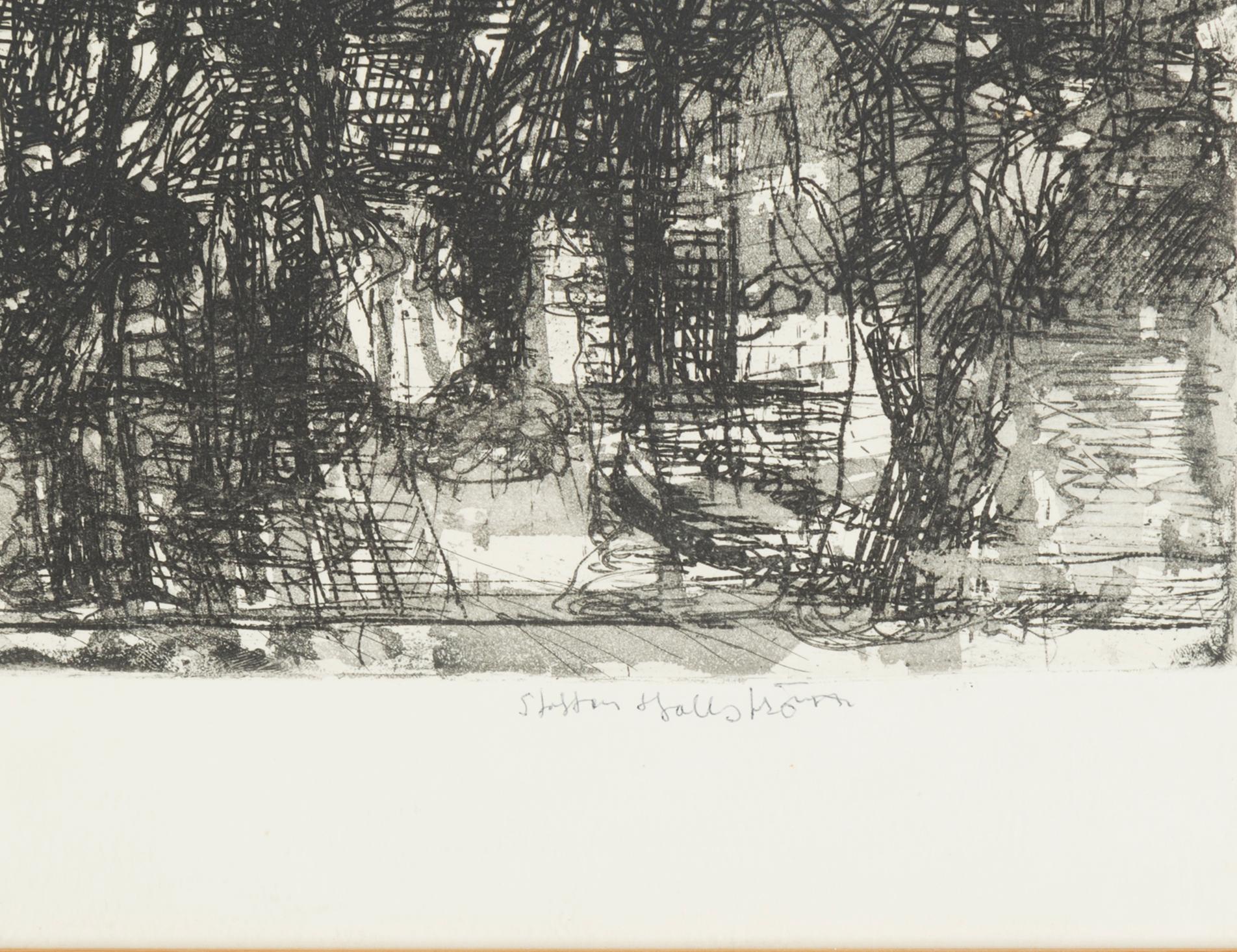 STAFFAN HALLSTRÖM, litography, signed and numbered 8/30.