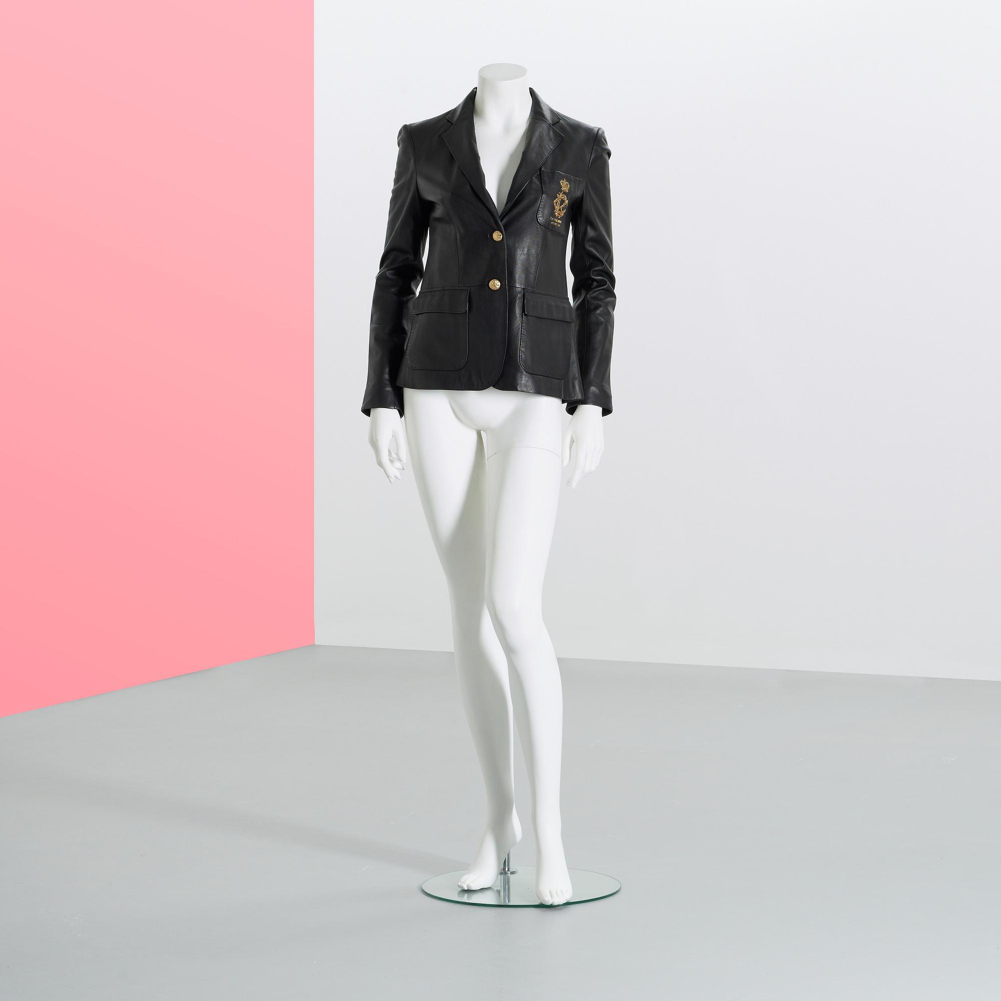 SKINNKAVAJ, Ralph Lauren, storlek 6.