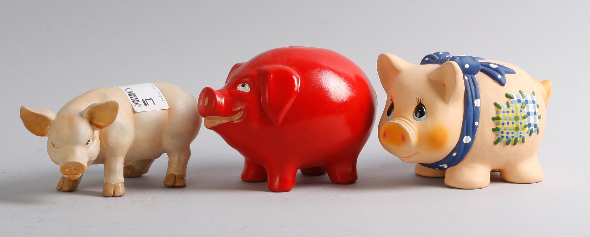 PARTI SPARGRISAR, 9 st. Lergods/porslin.