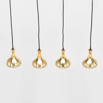 Hans-Agne Jakobsson, four pendant lamps, Markaryd, late 20th century.