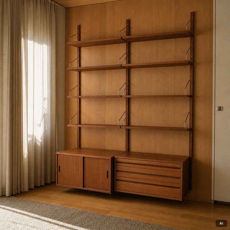 Poul Cadovius, Shelf system, Royal System, Denmark 1960s.