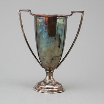 Swedish olympic champion swimmer Arne Borgs victory trophy and medals.