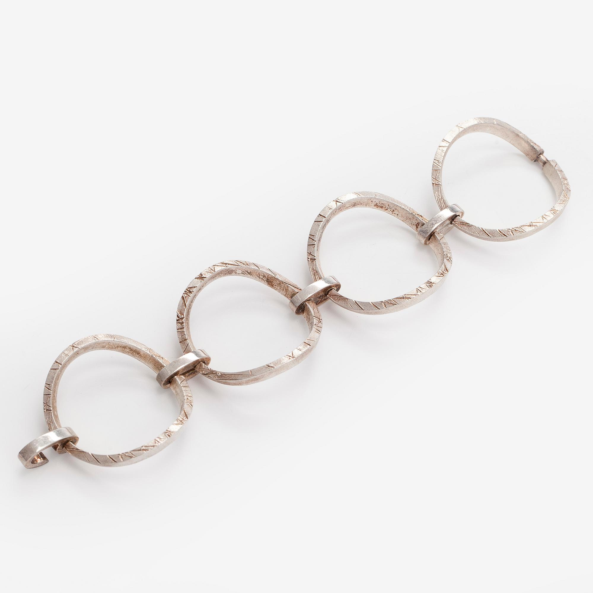 Zoltan Popovits, bracelet, silver, Lapponia 2009.