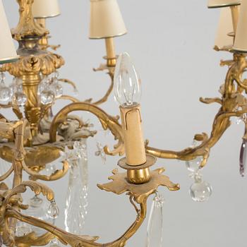 A CHANDELIER, late 19th century.