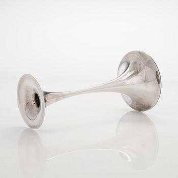 Tapio Wirkkala, a 'Trumpetti' silver candlestick, Kultakeskus, Hämeenlinna.