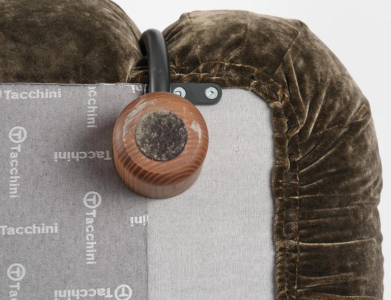 Gianfranco Frattini, a pair of "Sesann" armchairs, Tacchini, Italy, post 2015.