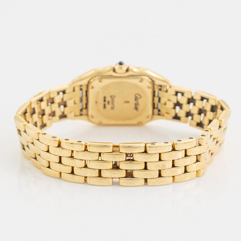 Cartier, Panthère, armbandsur, 21,5 x 21,5 (29,5) mm.