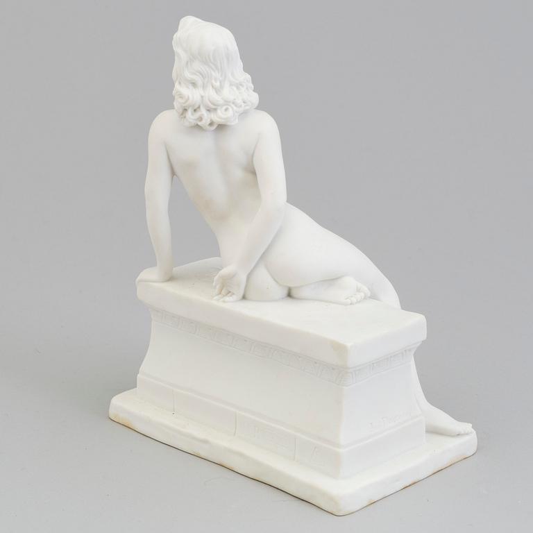 A Sévres bisquit figure of a nude, France, early 20th Century.