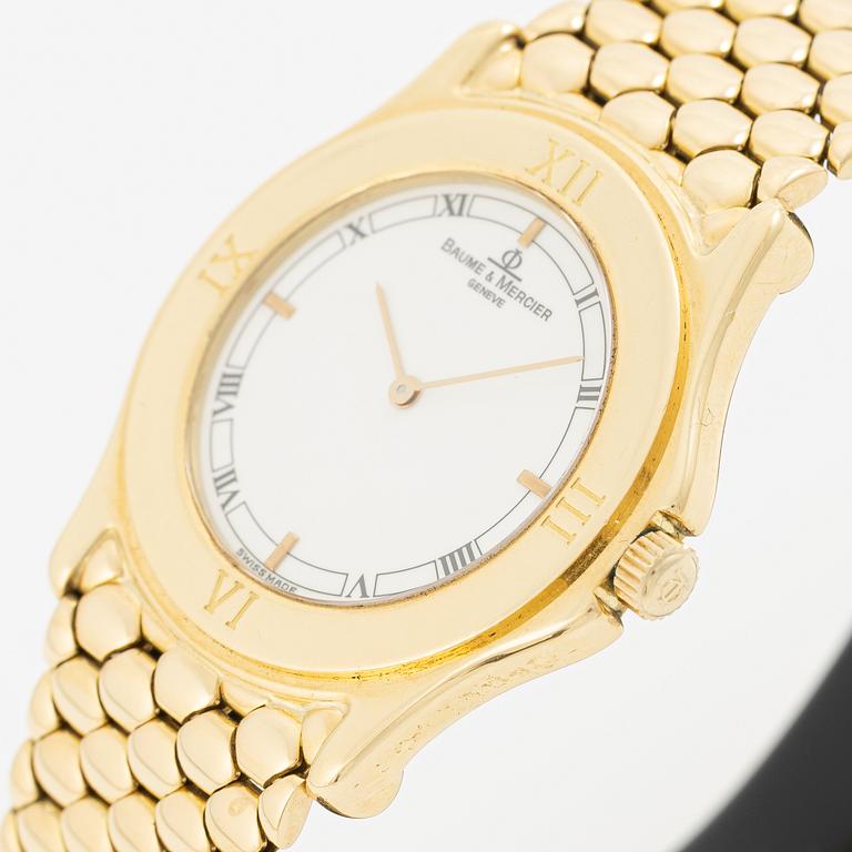 Baume & Mercier, armbandsur, 18K guld, 32 mm.