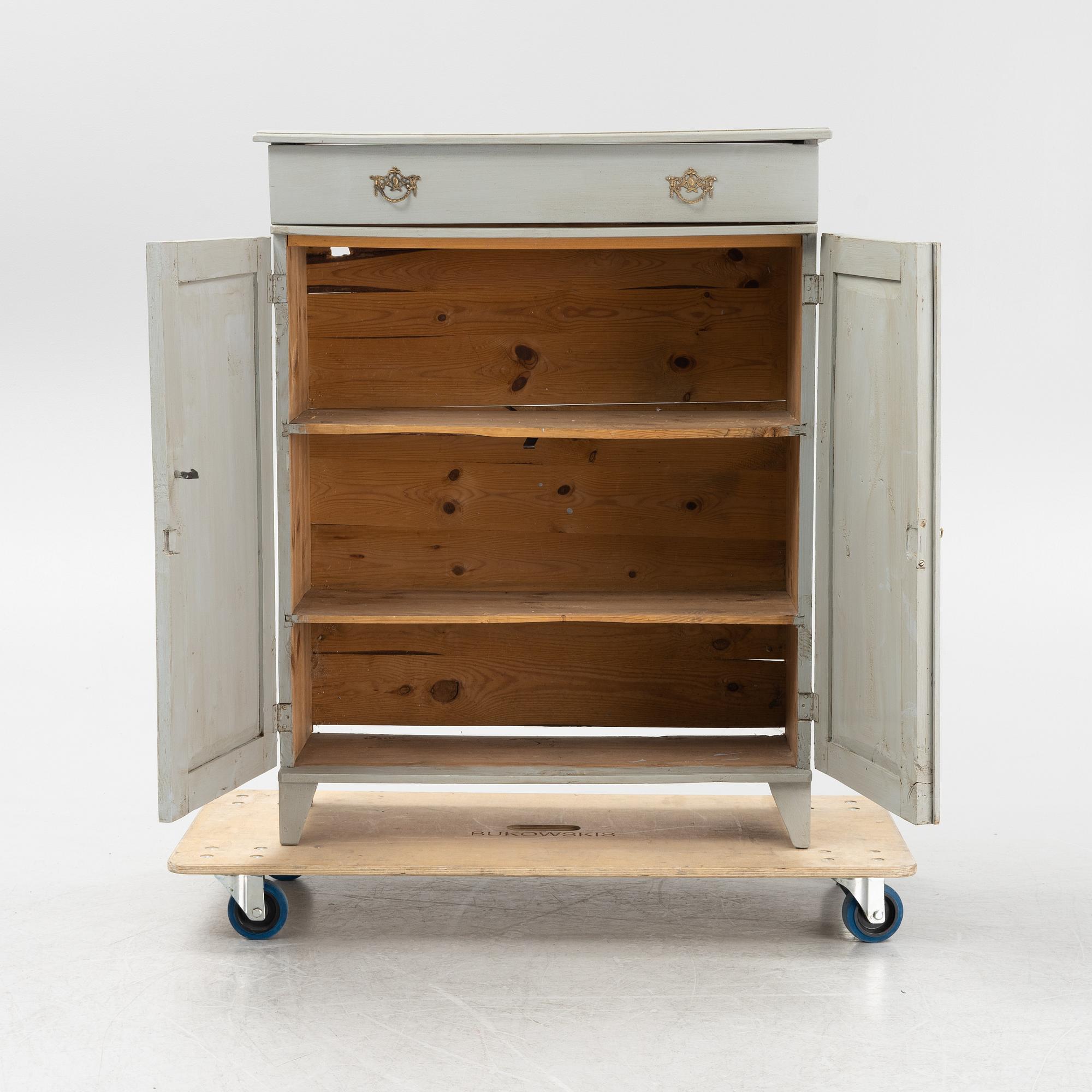 A painted sideboard, late 20th Century.