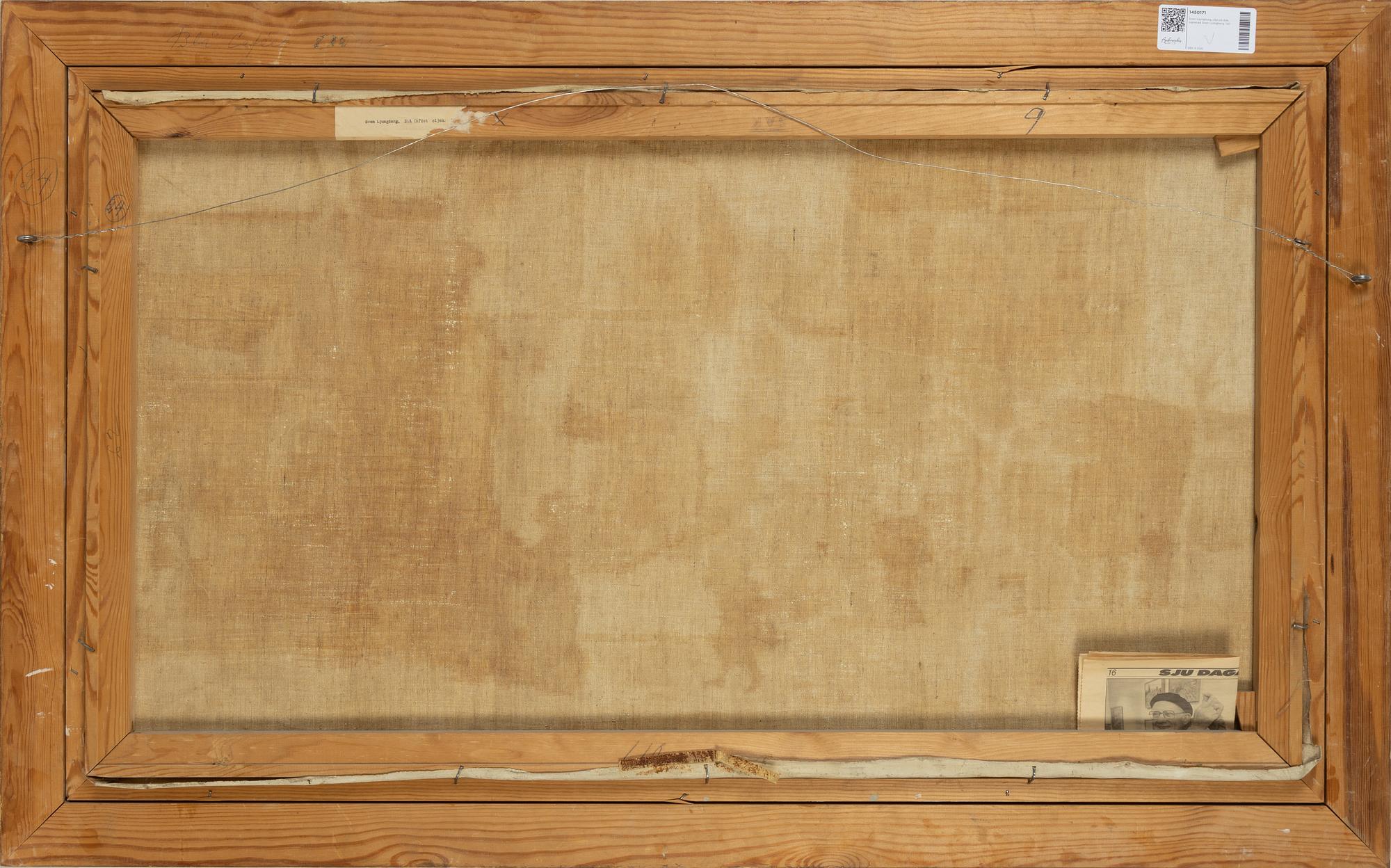 Sven Ljungberg, olja på duk, signerad Sven Ljungberg.