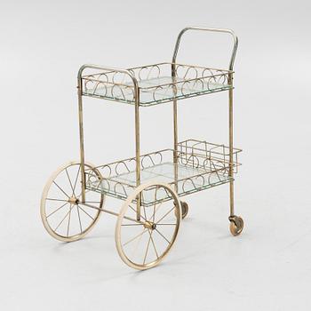 A serving trolley, second half of the 20th century.