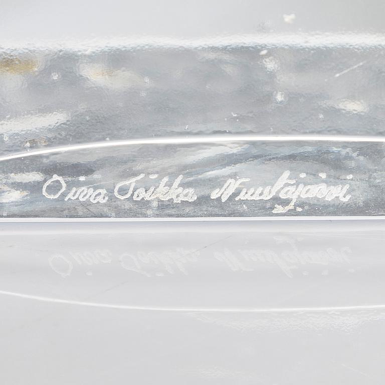 Oiva Toikka, A tablelamp for Iittala, signed Oiva Toikka Nuutajärvi.