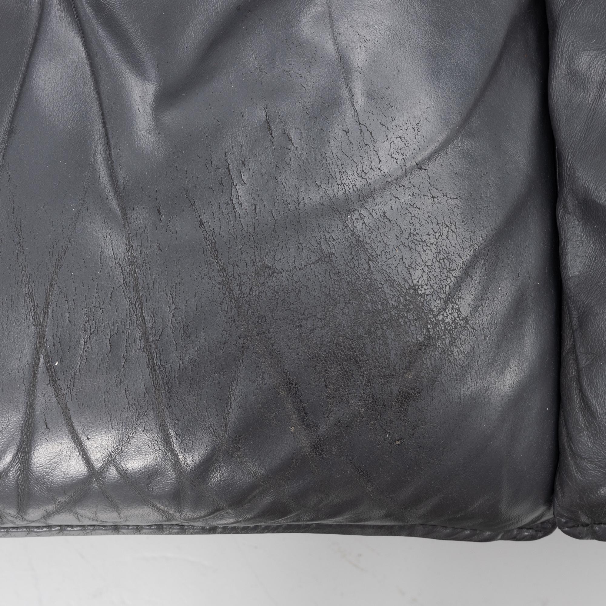 Nicoletti Salotti, an "Ambassador" sofa with ottoman, Italy 1970s-1980s.