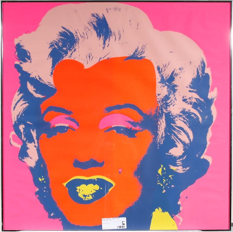 WARHOL, ANDY, efter. Serigrafi.