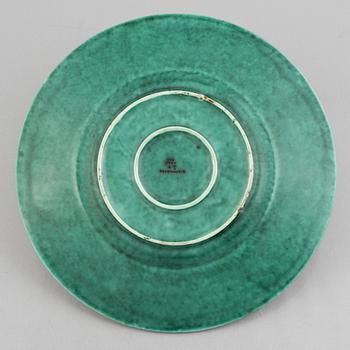 Wilhelm Kåge, an 'Argenta' stoneware dish, Gustavsberg 1934.