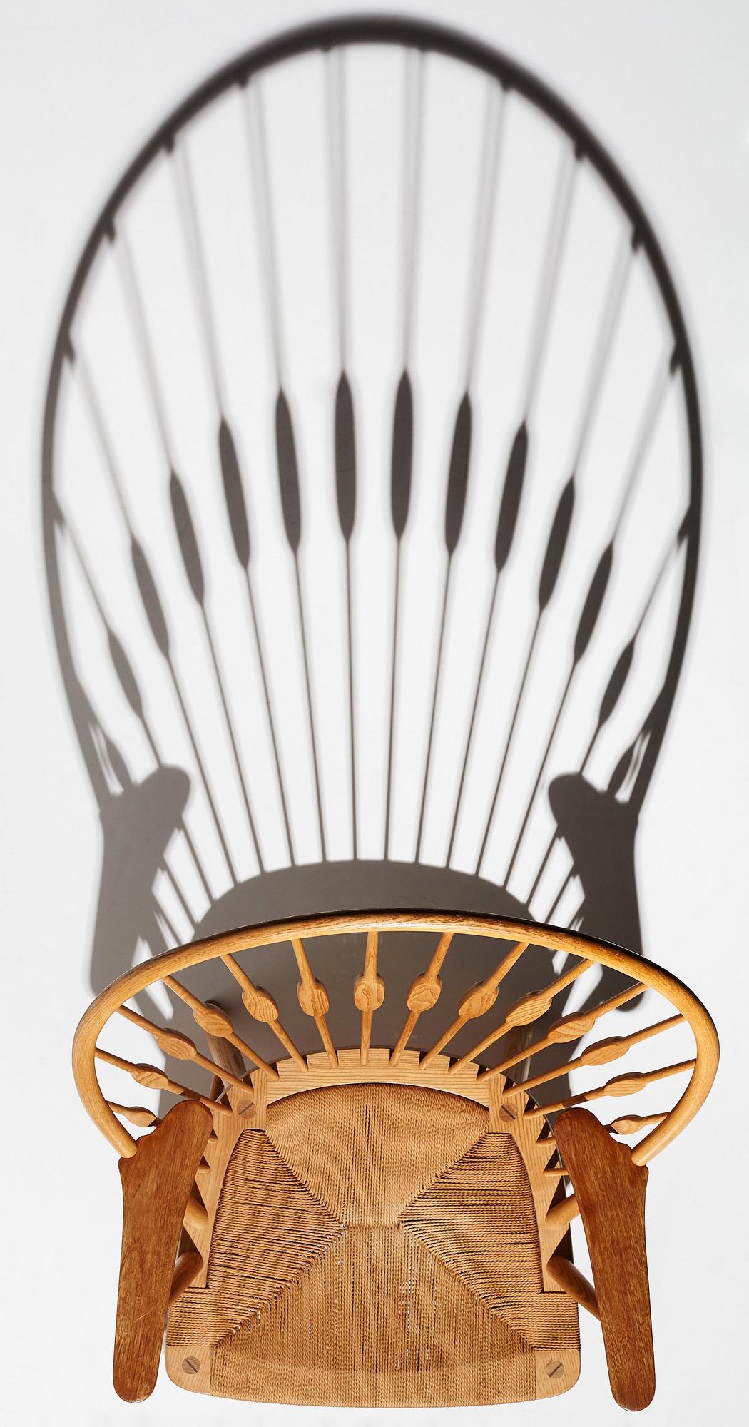 Hans J. Wegner, "Påfågelstolen / Peacock chair", Johannes Hansen, Danmark, 1950-60-tal.