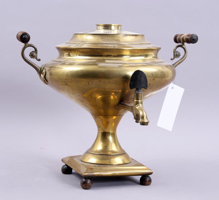 SAMOVAR, mässing, 1800-tal.