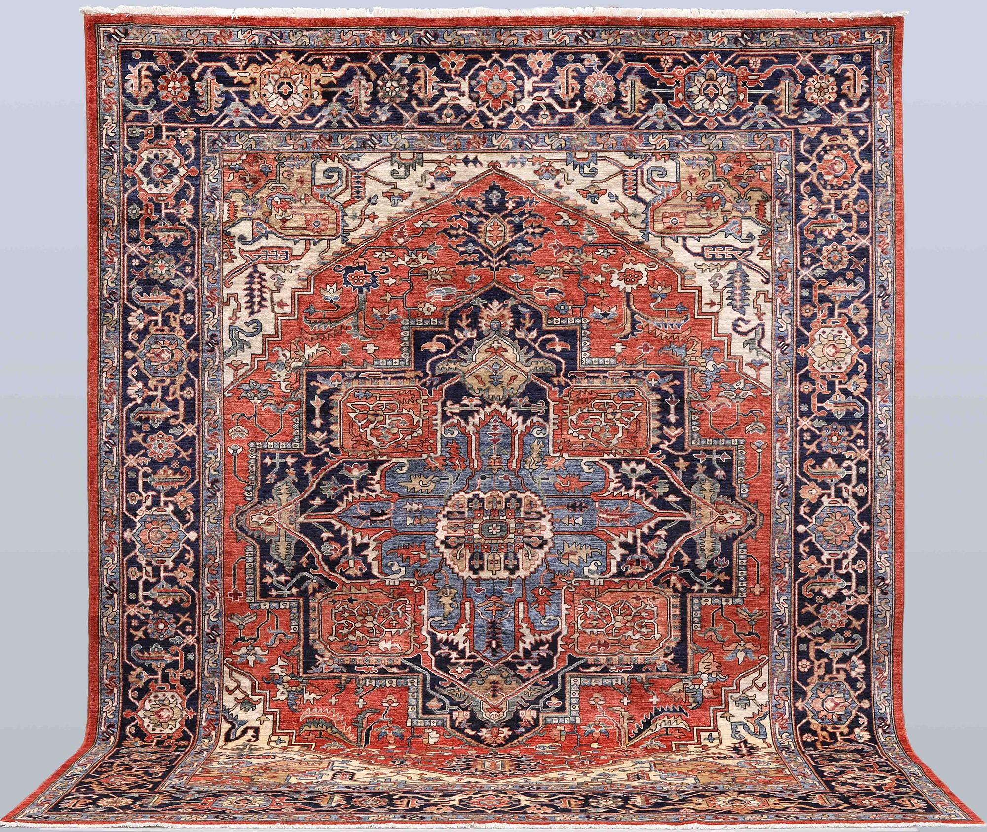 A Zigler Heriz design carpet, 304 x 244 cm.