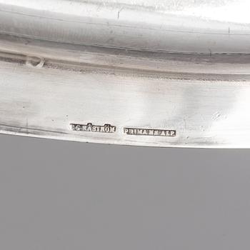 A SILVER PLATED TRAY, CG Råström, Stockholm, 20th century.