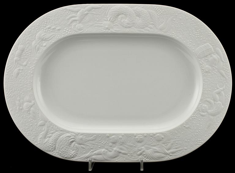 SERVISDELAR, 46 st, porslin, "Die Zauberflöte", Björn Wiinblad, Studio Line, Rosenthal, 1900-tal.