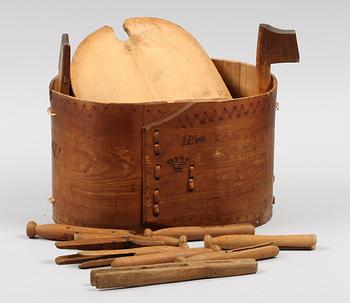 SVEPASK. Allmoge, 1800-tal.