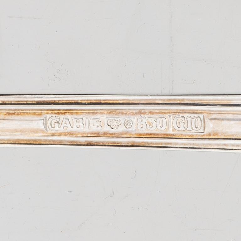 A Swedish silver cutlery set, model "Olga", GAB, Eskilstuna 1974-1981 (24 pieces).