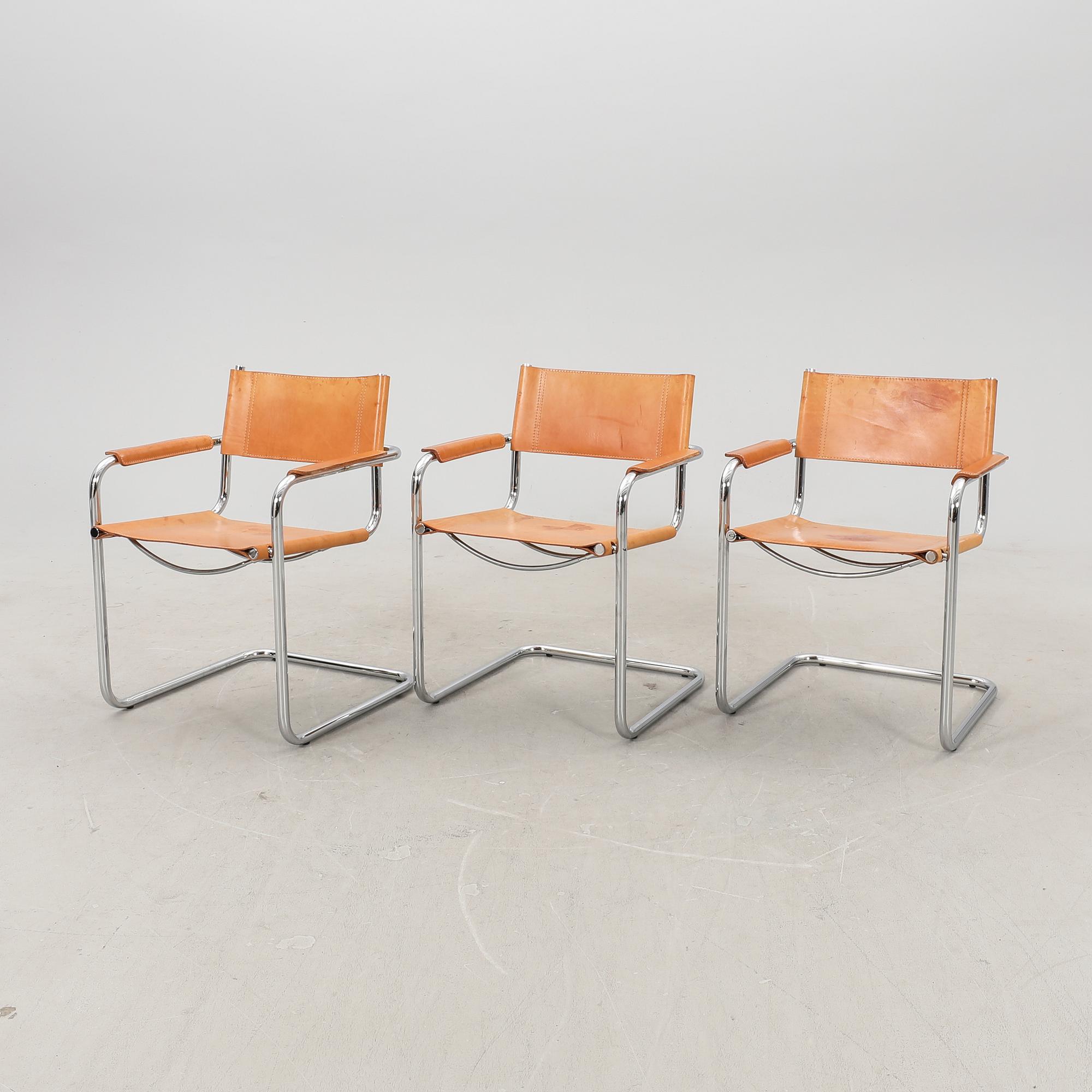 Karmstolar 5 st Italien sent 1900-tal.