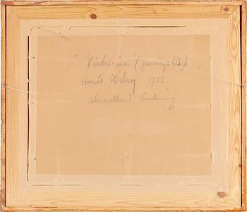 HARALD WIBERG, blandteknik, signerad o daterad 1953 a tergo.