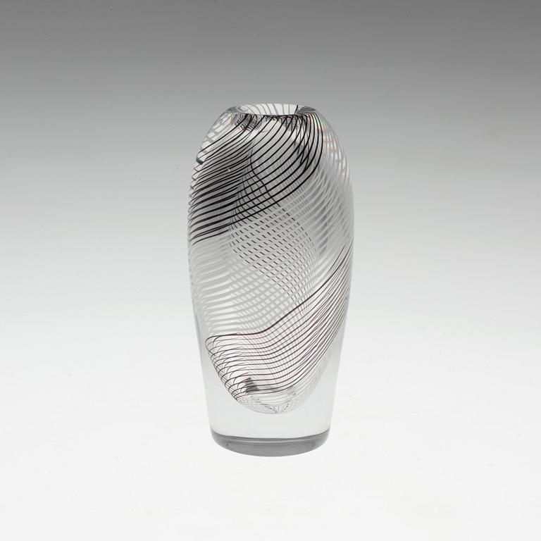 VICKE LINDSTRAND, a glas vase, signed LH 1269.