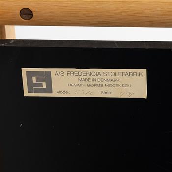 Børge Mogensen, a model 5370 tea trolley for Fredericia Stolefabrik, Denmark.