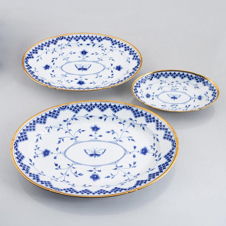 A 36-piece "Summerfugl"  porcelain dinner service, Bing & Grøndahl, Denmark.