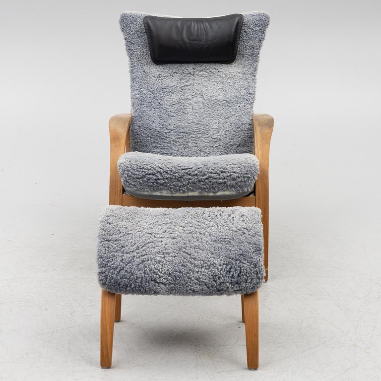 Armchair with footstool, "Delta Adventure", Brunstad AS, Norway.