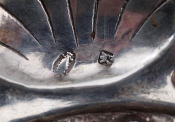 SKÅL, silver, otydliga stämplar, sannolikt 1800-tal. Vikt ca 87 g.