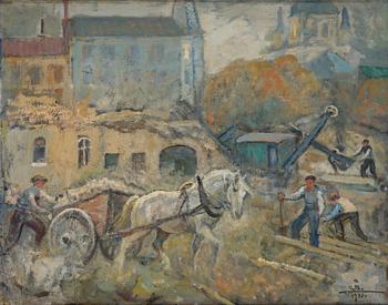 Acke Åslund, Worker out in the field.