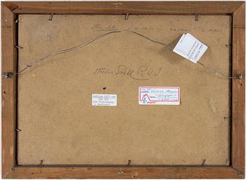 JAMES HERBERT SNELL, olja på duk uppklistrad på pannå, signerad.