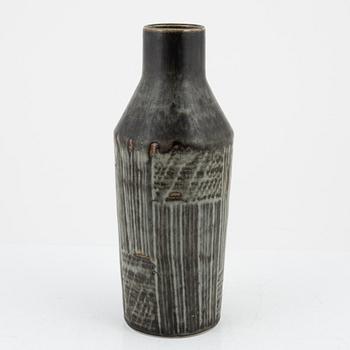 Carl-Harry Stålhane, a unique stoneware vase, Rörstrand, Sweden, 1962.