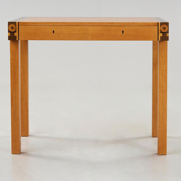 Carl Malmsten, A Carl Malmsten mahogny working table, Åtvidabergs Möbelindustri, Sweden ca 1934.