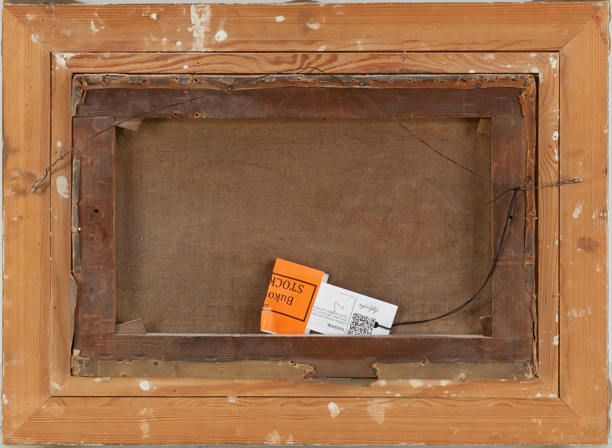 UNKNOWN ARTIST, 19th Century, oil on canvas, signed.