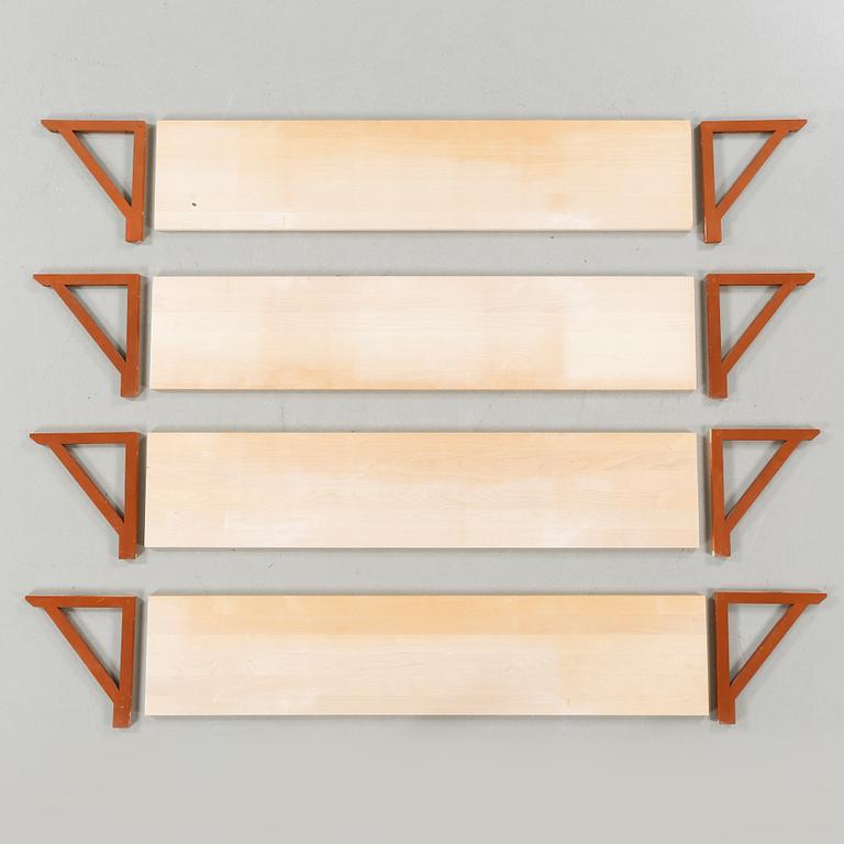 Four shelves by Norrgavel, around the year 2000.