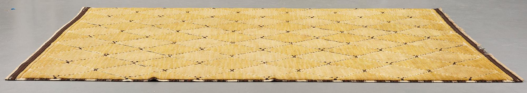 Barbro Nilsson, MATTA, "Guldklimpen", Reliefflossa, ca 332,5 x 259,5 cm, signerad AB MMF BN.