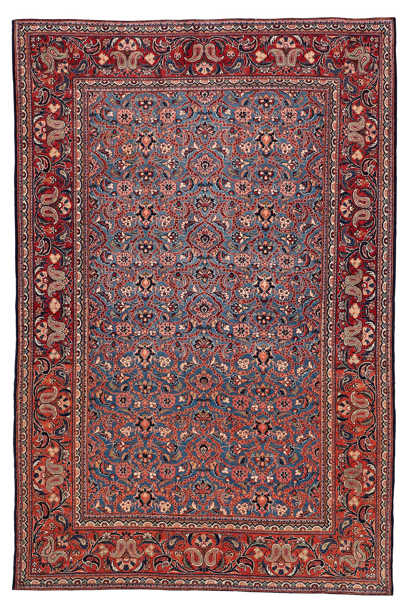 Matta, semiantik, Keshan, ca 197,5 x 132 cm.