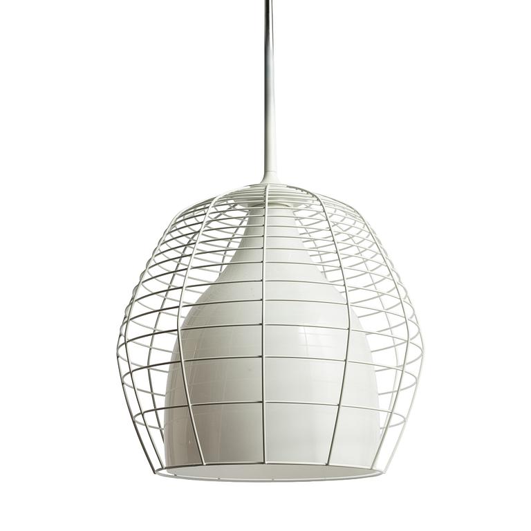 Lodes, three, 'Diesel Cage Pendant lamps', contemporary.
