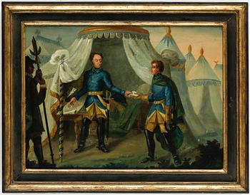 CARL ANDREAS DAHLSTRÖM, tillskriven, olja på duk, 1800-tal.