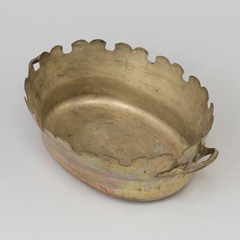 GLASSKÖLJARE, argent haché, 1700-talets senare del.