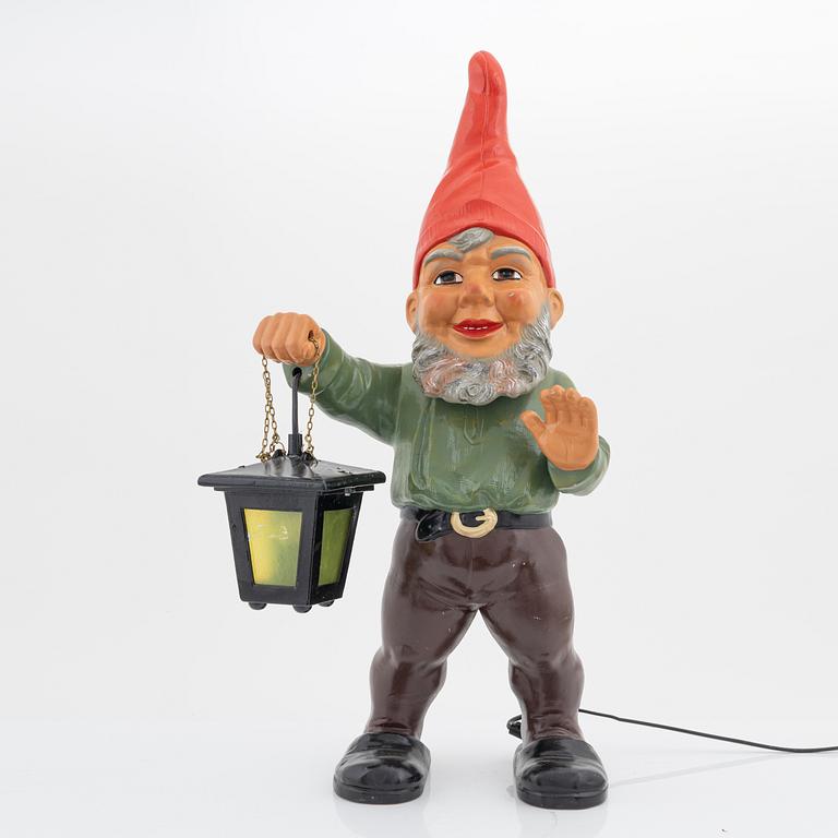 A ceramic garden gnome, West Germany, second half of the 20th century.