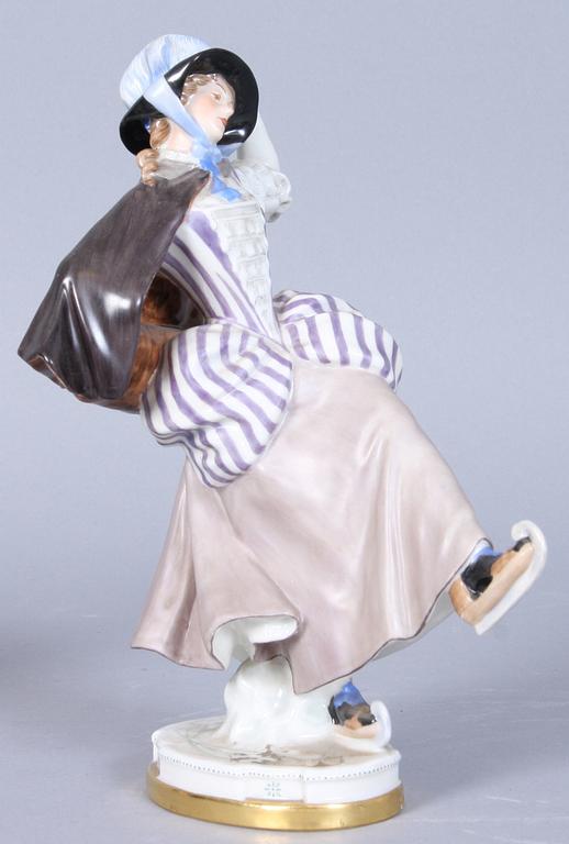 FIGURINER, 2 st, porslin, Bing o Gröndahl.
