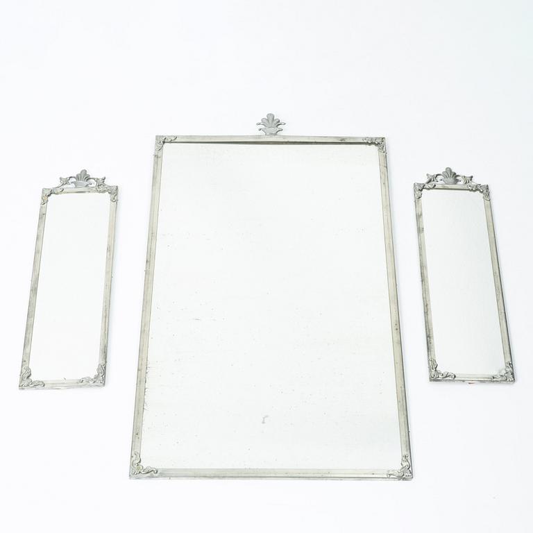 Speglar, 3 st, Swedish Grace, 1920/30-tal.