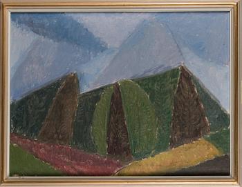 OLAVI MARTIKAINEN, oil on canvas, signed and dated -58.