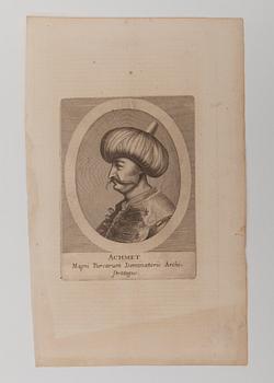 KOPPARSTICK, 10 st, 1600- och 1700-tal.